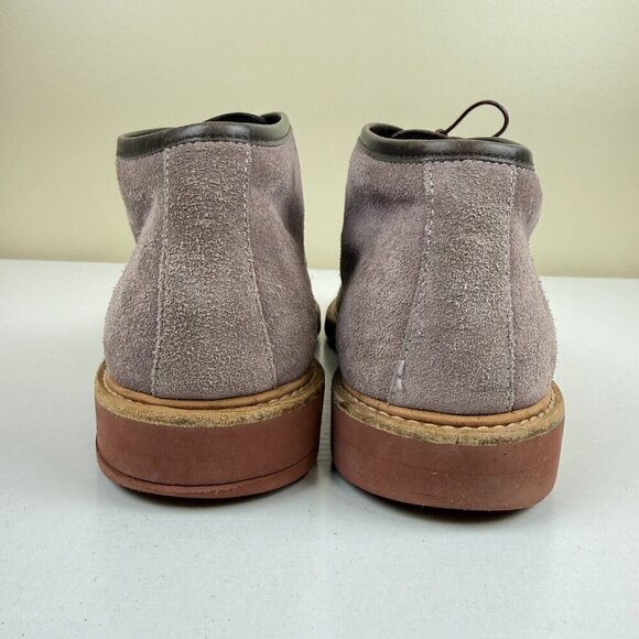 Ermenegildo Zegna Suede Chukka Boots in Taupe/Gray main image 13